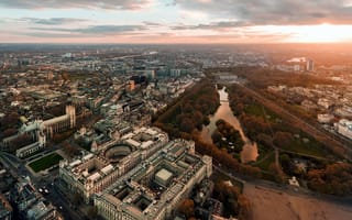 Картинка города, лондон , великобритания, панорама