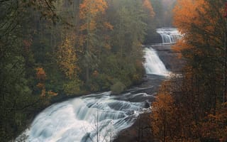 Картинка природа, водопады, река