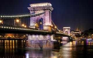 Картинка budapest, цепной мост сечени, будапешт, sz__chenyi l__nch__d