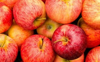 Картинка яблоки, текстура, красные яблоки