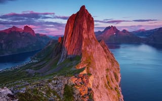 Картинка Норвегия, супер фото, фьорд, горы, красиво