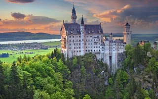 Картинка Замок Нойшванштайн, Бавария, Германия