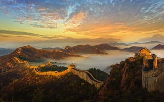Картинка Великая китайская стена, природа