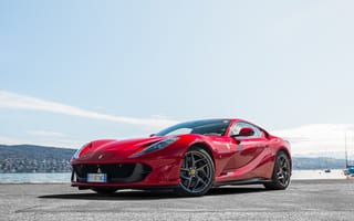 Картинка Ferrari, 812, Красный, Superfast