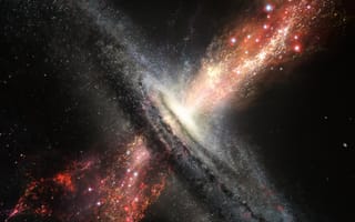 Картинка Сверхмассивные черные дыры, космос
