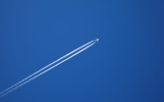 Картинка небо, самолет