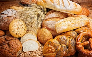 Картинка булки, батон, хлеб, сдоба, пшеница, зерно, булочки, выпечка