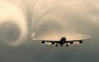 Картинка самолет в полете