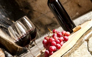 Картинка еда, вино, виноград