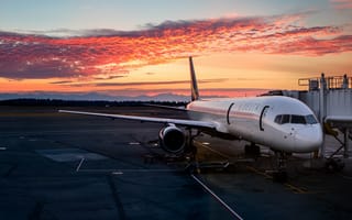Картинка Самолет авиакомпании DELTA в международном аэропорту SeaTac