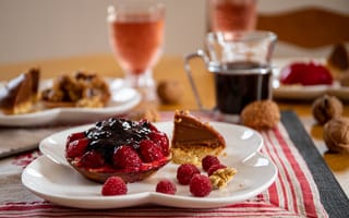 Картинка сладости, сладкий, десерт, еда, ягоды, ягода