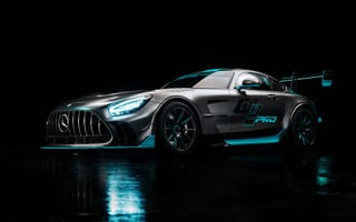 Картинка Mercedes-AMG, GT2, Mercedes, Мерседес, машины, машина, тачки, авто, автомобиль, транспорт, спорткар, спортивный, ночь, темный, темнота