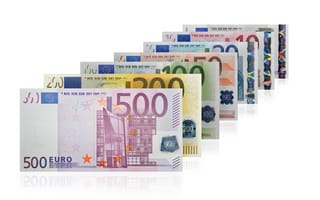 Картинка евро, EUR, валюта, деньги, экономика, финансы, купюра, банкнота, наличка