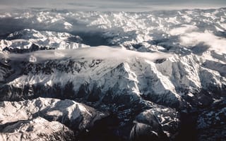 Картинка горы, гора, природа, скала, сверху, c воздуха, аэросъемка, с дрона