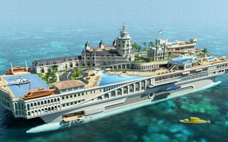 Картинка Необыкновенная концепт-яхта Streets of Monaco