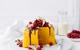 Обои: торт, десерт, dessert, food, cake, малина, пирожное, молоко, шоколад, еда, сладкое, raspberries