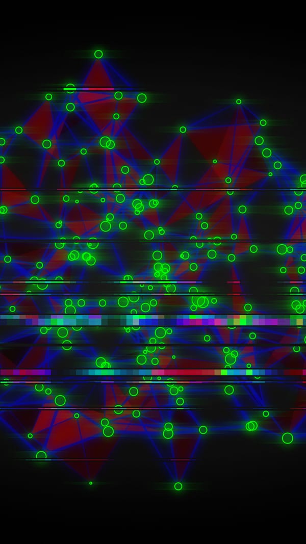 Обои: абстрактные, точки, круги, свечение, цветной, разноцветный
