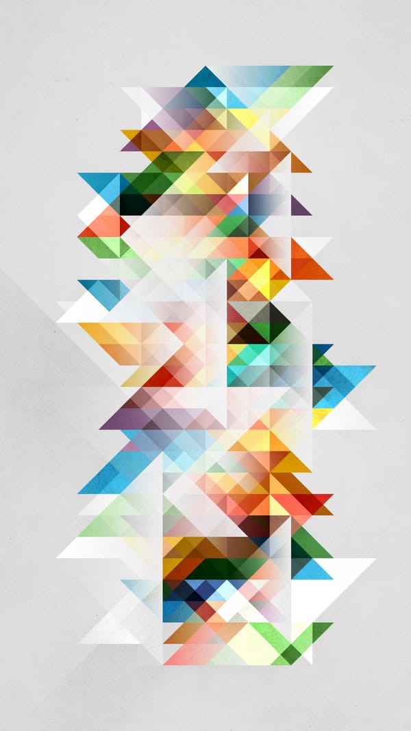 Картинка: colors, triangles, tones