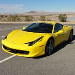 Феррари 458 Italia желтая