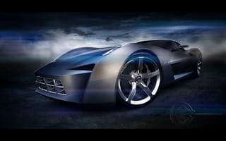 Картинка 50th-Anniversary-Corvette-Stingray-Concept ноу - хау