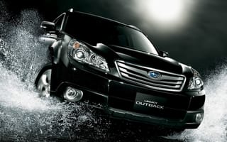 Картинка Subaru Legacy черный