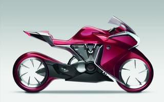 Картинка розовой мотоцикл