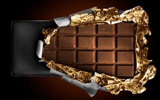 Картинка плитка вкусного шоколада