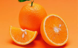 Картинка кусочки апельсина