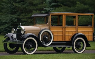 Картинка Ford Model A Woody Station Wagon '1929