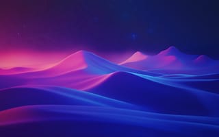 Картинка горы, гора, природа, AI Art, ИИ арт, цифровое, арт, сгенерированный, AI, ИИ, абстрактный, фиолетовый