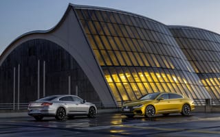 Картинка Volkswagen, 2018, Фольксваген, Liftback, Elegance, машины, машина, тачки, авто, автомобиль, транспорт, ночь, темнота