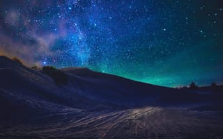 Картинка Starry Mountains,  Горы,  Starry