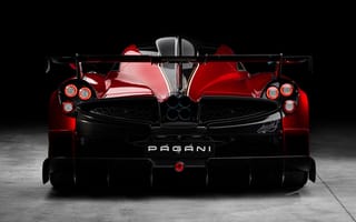 Картинка автомобиль, Пагани, спорткар, красный, дизайн, техника, обои