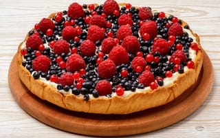 Картинка пирог, торт, десерт, выпечка, сладость, сладости, сладкий, еда, ягоды, ягода, малина, черника