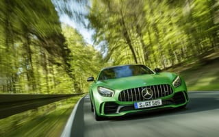 Картинка Mercedes-AMG GT R,  Goodwood Festival of Speed 2016,  ГТР,  АМГ,  зеленый,  Мерседес