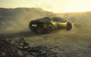 Картинка Lamborghini Huracan, Lamborghini, Ламборджини, Ламборгини, Huracan, Sterrato, машины, машина, тачки, авто, автомобиль, транспорт, спорткар, спортивный, пустыня, песок, песчаный