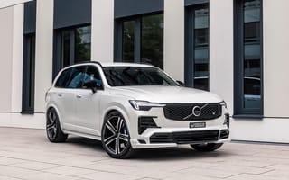 Картинка автомобиль, Вольво, SUV, белый, дизайн, современный, город