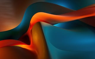 Картинка абстракция, цвета, волны, гладкость, дизайн, фоны, арт