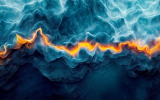 Картинка абстракция, волны, цвета, графика, дизайн, текстура, фоны