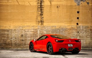 Картинка Ferrari, Феррари, люкс, дорогая, машины, машина, тачки, авто, автомобиль, транспорт, спорткар, спортивный, красный
