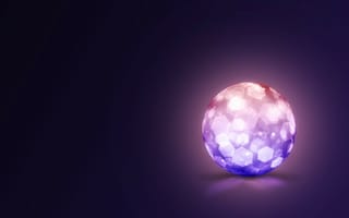 Картинка шар,  шаровая молния,  кристалл,  5k,  4k,  8k