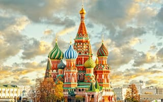 Картинка St Basil Cathedral Russia,  Russia,  Cathedral,  Basil