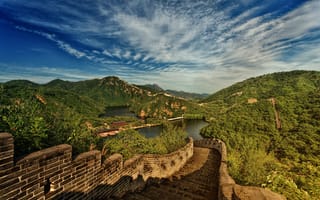 Картинка Китайская стена,  Природа,  Китай,  Стена,  Китайская,  Великая