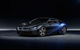 Картинка BMW i8 Garage Italia,  париж авто шоу 2016,  электромобиль,  бмв ай8