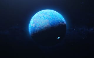 Картинка космос, планета, галактика, звезды, небо, астрономия, фантазия