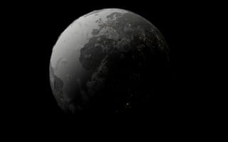 Картинка планета, космос, ночь, темнота, темный, amoled, амолед, черный