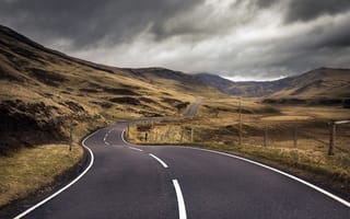 Картинка Дорога в кэрнвелл,  Кэрнвелл,  Дорога,  Шотландия