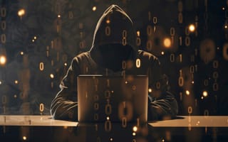 Картинка хакер, компьютер, цифры, темнота, технологии, анонимность, интернет
