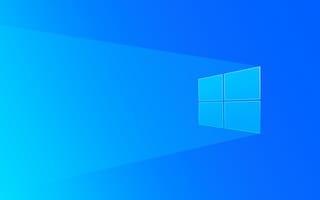 Картинка Windows, Windows 10, лого, логотип, синий
