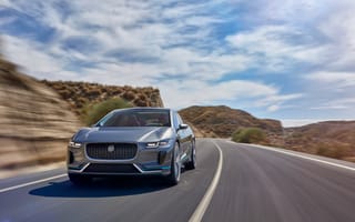 Картинка Jaguar I-pace,  LA Auto Show 2016,  кроссовер,  электромобиль